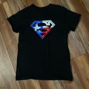 black super man boys t-shirt